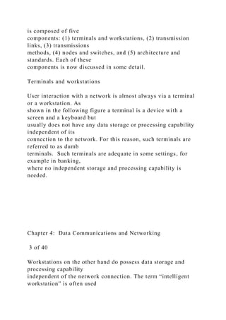Chapter 4 Data Communications and Networking 1 of 40 .docx | Computer ...