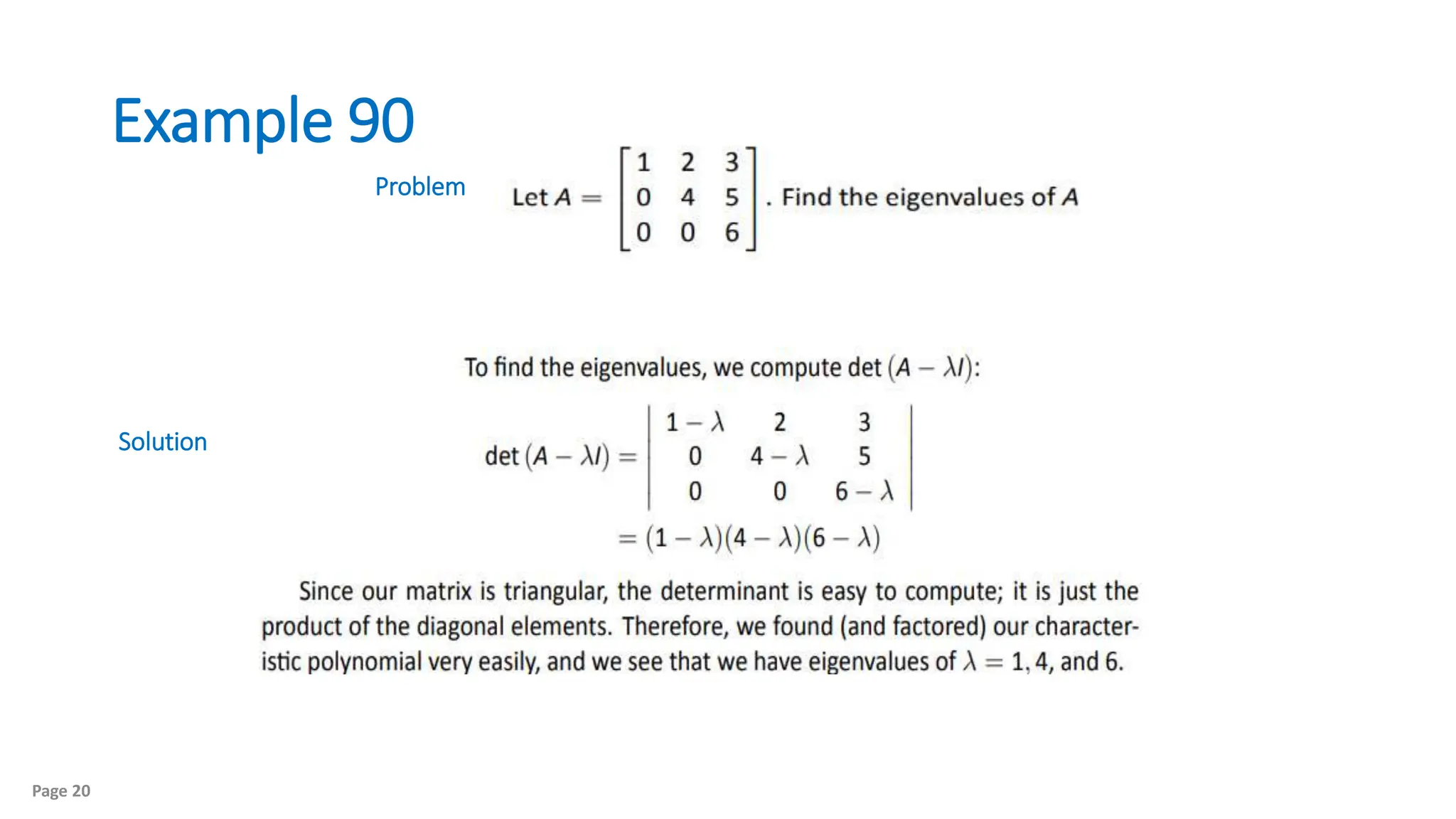 Example 90
Page 20
Solution
Problem
 