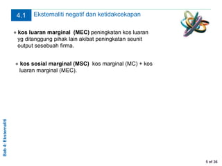 Kos Marginal Chapter 4 eksternaliti | PPTX