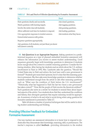 Chapter 4 embedded formative assessment | PPTX