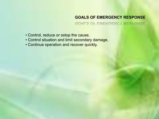  Accidents happen at any time and emergency situation is chaotic.