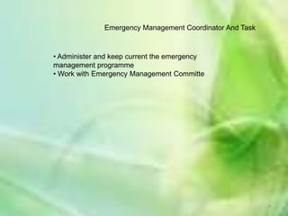 Communitiess are affected by emergencies.4LEVEL OF EMERGENCY Depends on severity of the incident and capability of the organisation.Level 1If within the capabilities of the organisation.Level 2If external assistance is required: Mutual aid, district or other agencies. MKN Arahan 20 may apply.Level 3State of National Disaster. MKN 20 take over.