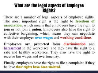 Chapter 4 Employee Rights and Discipline. (Business Ethics) pdf | PDF