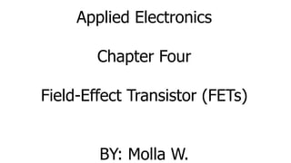 Field Effect Transistor of the known jfet | PPT