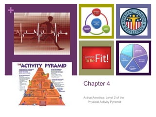 +
Chapter 4
Active Aerobics: Level 2 of the
Physical Activity Pyramid
 