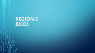REGION 5
BICOL
 