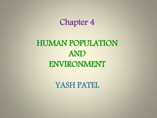 Human Population Environment
