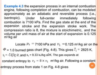 Thermodynamic Properties and Composition of Engine Working Fluids | PPTX