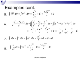 Chapter 4 Integration | PPT