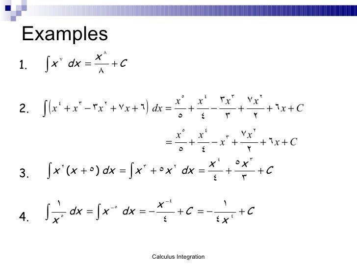 integrals calculus