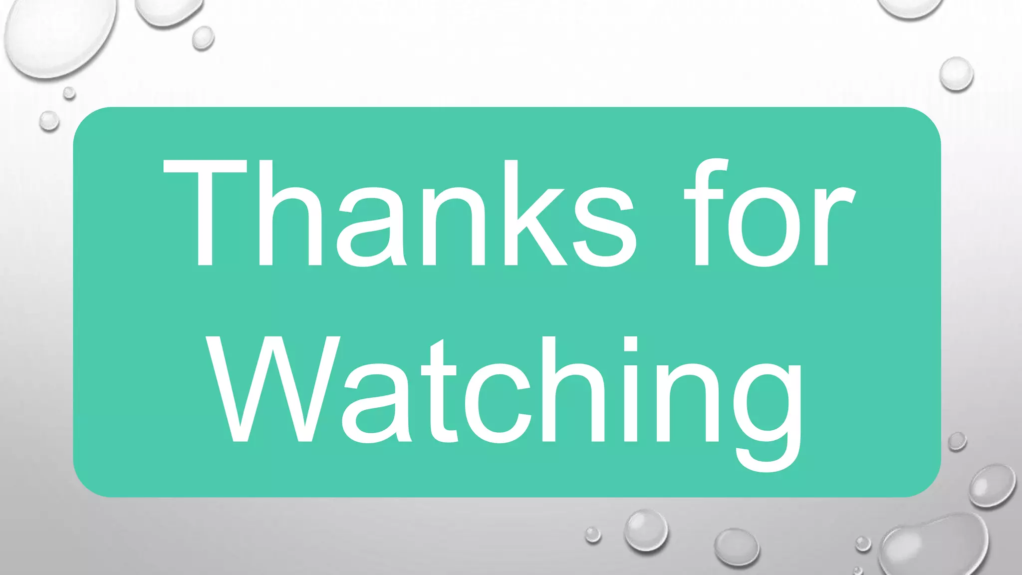 Thanks for Watching