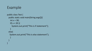 Chapter 4 java | PPTX