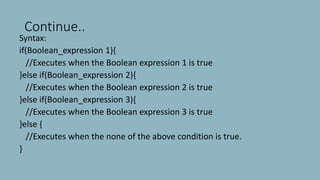 Chapter 4 java | PPTX