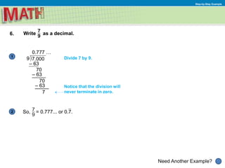 (7) Lesson 4.1 - Terminating and Repeating Decimals | PPTX