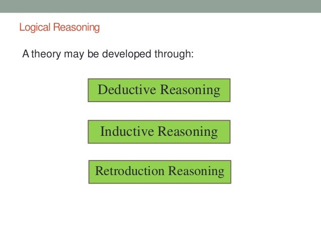 Chapter 4 logical reasoning