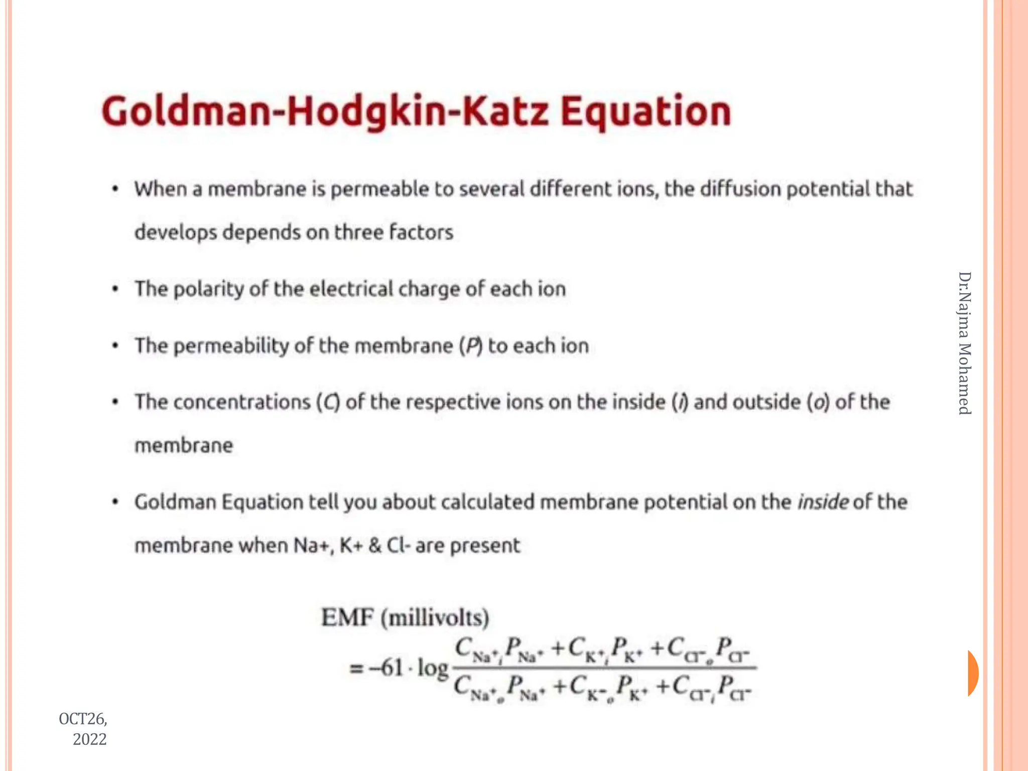 OCT26,
2022
Dr.Najma
Mohamed
 