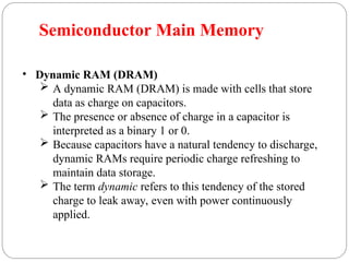 chapter 4 memory and memory hierarchiy .ppt