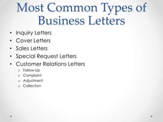 Chapter 4 most common letters | PPTX