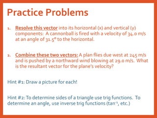 Motion in Two Dimensions | PPTX