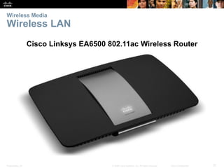 Presentation_ID 37© 2008 Cisco Systems, Inc. All rights reserved. Cisco Confidential
Wireless Media
Wireless LAN
Cisco Lin...