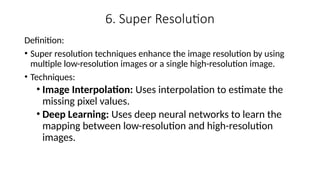 Comprehensive Guide to Image Enhancement, Visualization, and ...