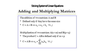 SolvingSystemofLinearEquations
 