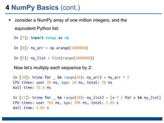 Chapter 4 NumPy Basics Arrays and Vectorized Computation (Part I).pptx