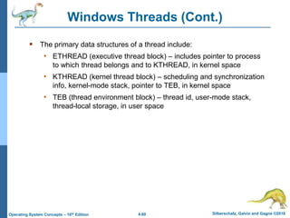 E Thread Kthread Threads & Concurrency | PPTX