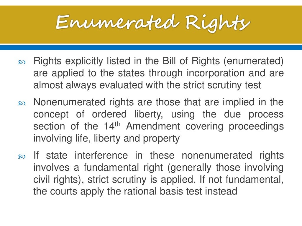 Constitutional Issues Chapter 4