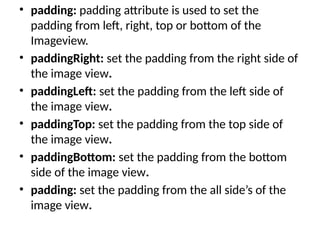 Android Chapter 4 part2 Types of View and View group | PPTX