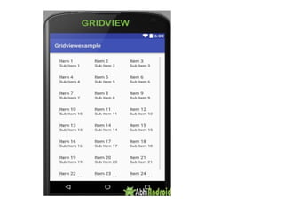 Group View Android Codes Android Chapter 4 part2 Types of View and View group | PPTX