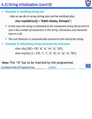 Chapter 4 (Part II) - Array and Strings.pdf