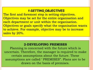Firs Objectives Chapter 4 planning.pptx including all the content | PPTX