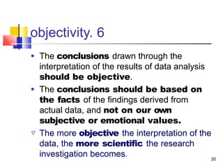 Objectivity Science Research Methodology chapter 4. Theoratical framework | PPTX