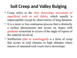 Valley Bulging geological surface of processes and daikueg | PPTX