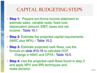 Estimated Capital Example chapter 4 principle of managerial finance.ppt