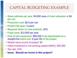 Estimated Capital Example chapter 4 principle of managerial finance.ppt