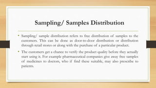 Distributing Samples Chapter 4 Promotion.pptx