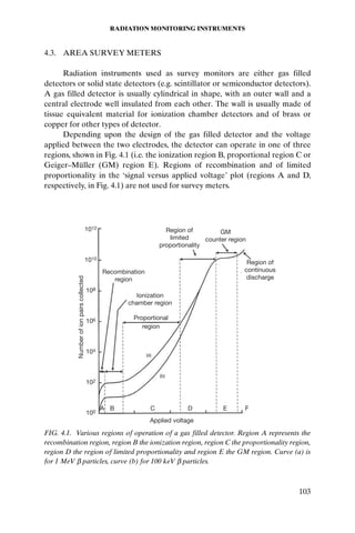 Chapter4 radiation monitoring instruments | PDF