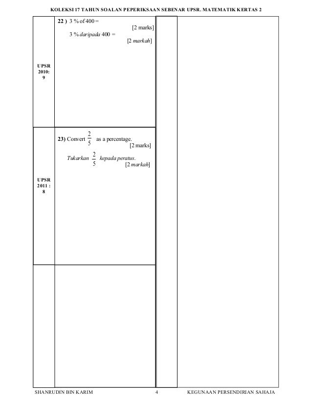 Chapter 4 real percentage