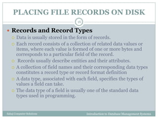 Chapter 4 record storage and primary file organization | PPT