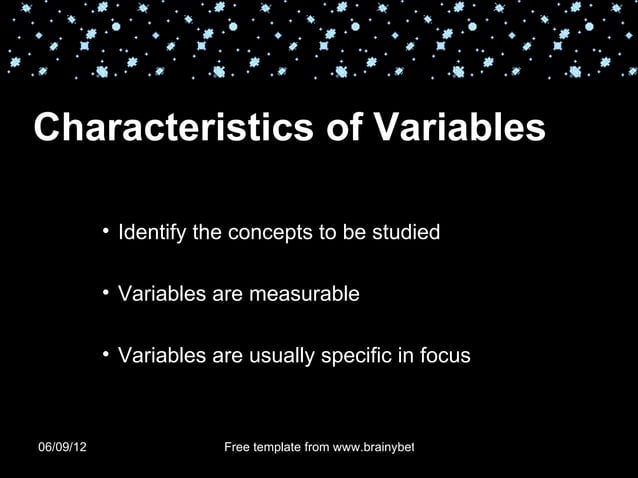 Chapter 4-RESEARCH HYPOTHESIS AND DEFINING VARIABLES