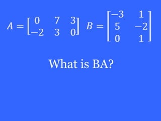 What is BA?
 
