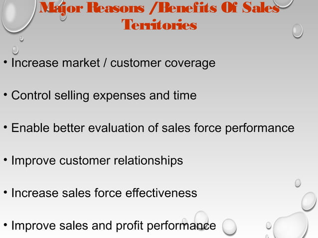 Chapter 4 Management of Sales Territories and Quotas | PPT