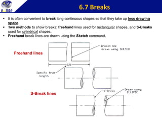 Section View Break Line Chapter 4_Sectional View Drawing by khair | PDF