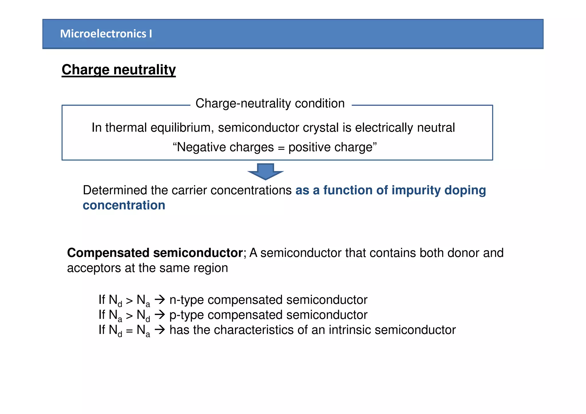 Chapter4 semiconductor in equilibrium | PDF