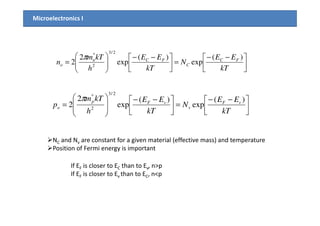 Chapter4 semiconductor in equilibrium | PDF