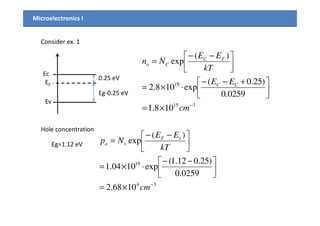 Chapter4 semiconductor in equilibrium | PDF