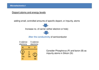 Chapter4 semiconductor in equilibrium | PDF