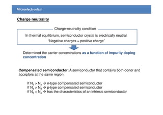 Chapter4 semiconductor in equilibrium | PDF